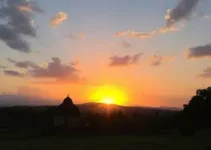 pôr do sol de Colatina