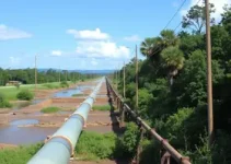 tubulações expostas