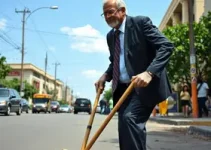 político famoso por varrer ruas